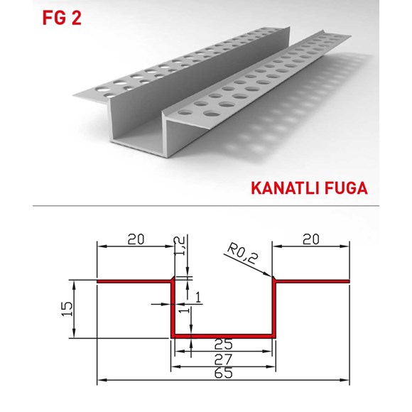 Kanatlı Fuga Profili