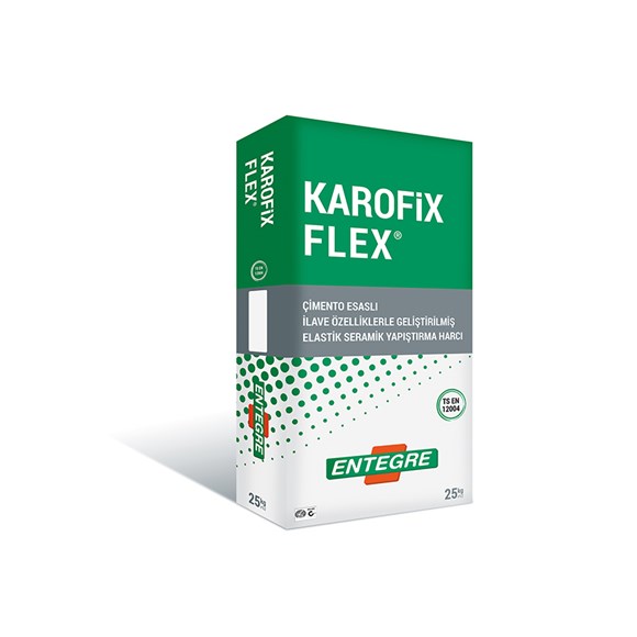 Karofix Flex Çimento Esaslı Elastik Seramik Yapıştırıcı